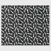 Papier Cadeau Motif de calmar blanc (Plat)