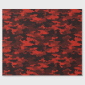 Papier Cadeau Motif de camouflage en toute transparence. Point n (Plat)