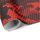 Papier Cadeau Motif de camouflage en toute transparence. Point n (Coin rond)