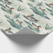 Papier Cadeau Motif de canards mignons (Coin)