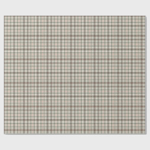 Papier Cadeau Motif de carreaux tartan écossais doux classique