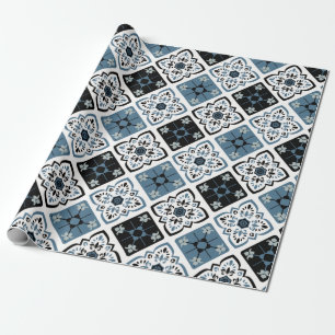 Papier Cadeau Motif de carreaux vintage