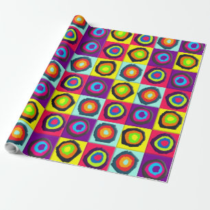 Papier Cadeau motif de cercles