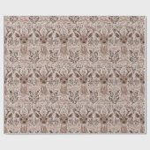 Papier Cadeau motif de cerfs Brown (Plat)