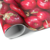 Papier Cadeau Motif de cerise douce (Coin rond)