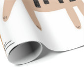 Papier Cadeau Motif de chat (Coin rond)