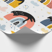 Papier Cadeau Motif de chat (Coin)