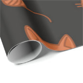 Papier Cadeau Motif de chat (Coin rond)
