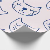 Papier Cadeau Motif de chat (Coin)