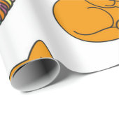 Papier Cadeau Motif de chat (Coin rond)