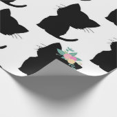 Papier Cadeau Motif de chat (Coin)