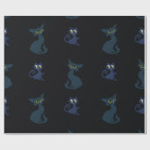 Papier Cadeau Motif de chat (Plat)