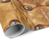 Papier Cadeau Motif de chat (Coin rond)