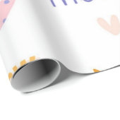 Papier Cadeau Motif de chat (Coin rond)