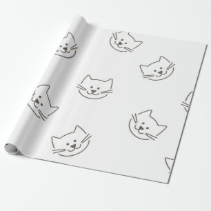 Papier Cadeau Motif de chat