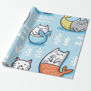 Papier Cadeau Motif de chat