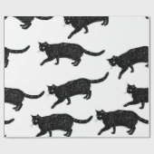 Papier Cadeau Motif de chat (Plat)