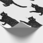 Papier Cadeau Motif de chat (Coin)