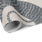 Papier Cadeau Motif de chat (Coin rond)