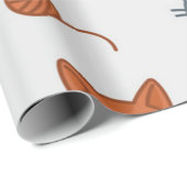 Papier Cadeau Motif de chat (Coin rond)