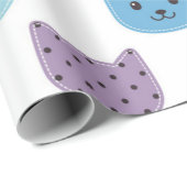 Papier Cadeau Motif de chat (Coin rond)