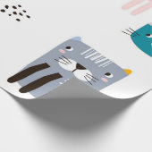 Papier Cadeau Motif de chat (Coin)
