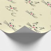 Papier Cadeau Motif de chat (Coin)