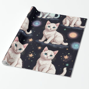 Papier Cadeau Motif de chats mignons