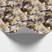 Papier Cadeau Motif de chevaux (Coin)