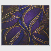 Papier Cadeau Motif de cire Royal Afro (Plat)