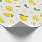 Papier Cadeau Motif de citron frais (Coin)
