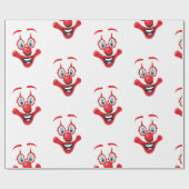 Papier Cadeau Motif de clown (Plat)