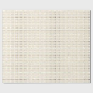 Papier Cadeau Motif de cœur avec des cœurs orange et marron
