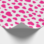 Papier Cadeau Motif de cœurs (Coin)