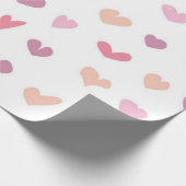 Papier Cadeau Motif de cœurs (Coin)