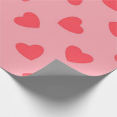Papier Cadeau Motif de cœurs (Coin)