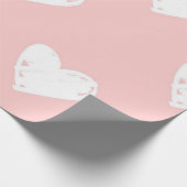 Papier Cadeau Motif de cœurs (Coin)