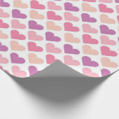 Papier Cadeau Motif de cœurs (Coin)