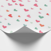 Papier Cadeau Motif de cœurs (Coin)