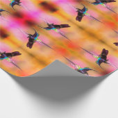 Papier Cadeau Motif de colibri (Coin)