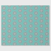 Papier Cadeau Motif de conception de fleur de mandala (Plat)