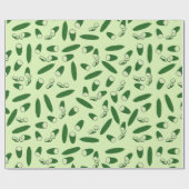 Papier Cadeau Motif de concombre (Plat)