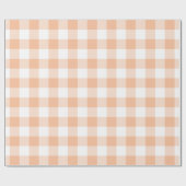 Papier Cadeau Motif de contrôle de Buffalo de pêche (Plat)