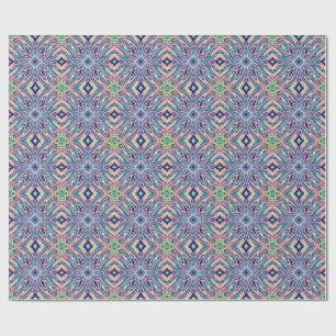 Papier Cadeau motif de corail d'océan d'agate