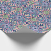 Papier Cadeau motif de corail d'océan d'agate (Coin)