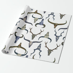 Papier Cadeau Motif de corne de cerf