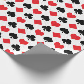 Papier Cadeau Motif de costumes de carte (Coin)