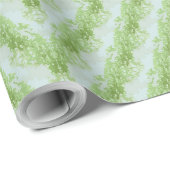 Papier Cadeau Motif de courge à rayures vertes (Coin rond)