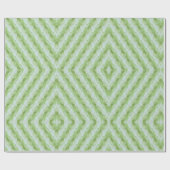 Papier Cadeau Motif de courge à rayures vertes (Plat)