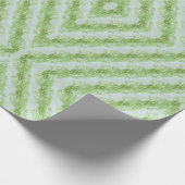 Papier Cadeau Motif de courge à rayures vertes (Coin)